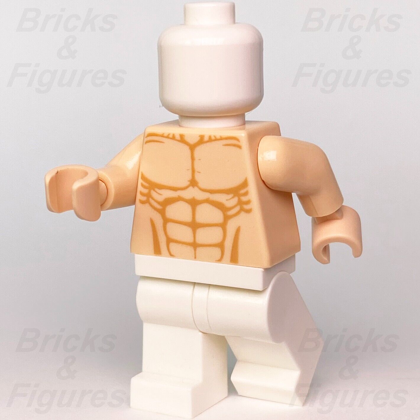 LEGO Bare Chest with Muscles Body Torso Minifigure Part 973pb0539c01 7683 7570 - Bricks & Figures