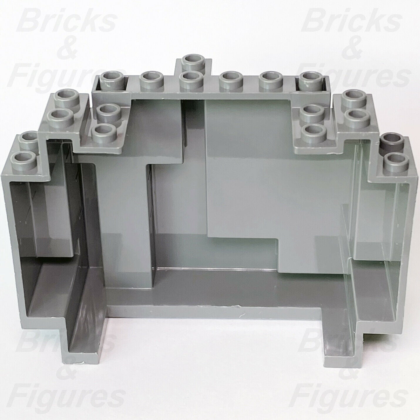 LEGO Dark Bluish Grey Rock Panel Rectangular Brick 4 x 10 x 6 Part 6082 Gray - Bricks & Figures