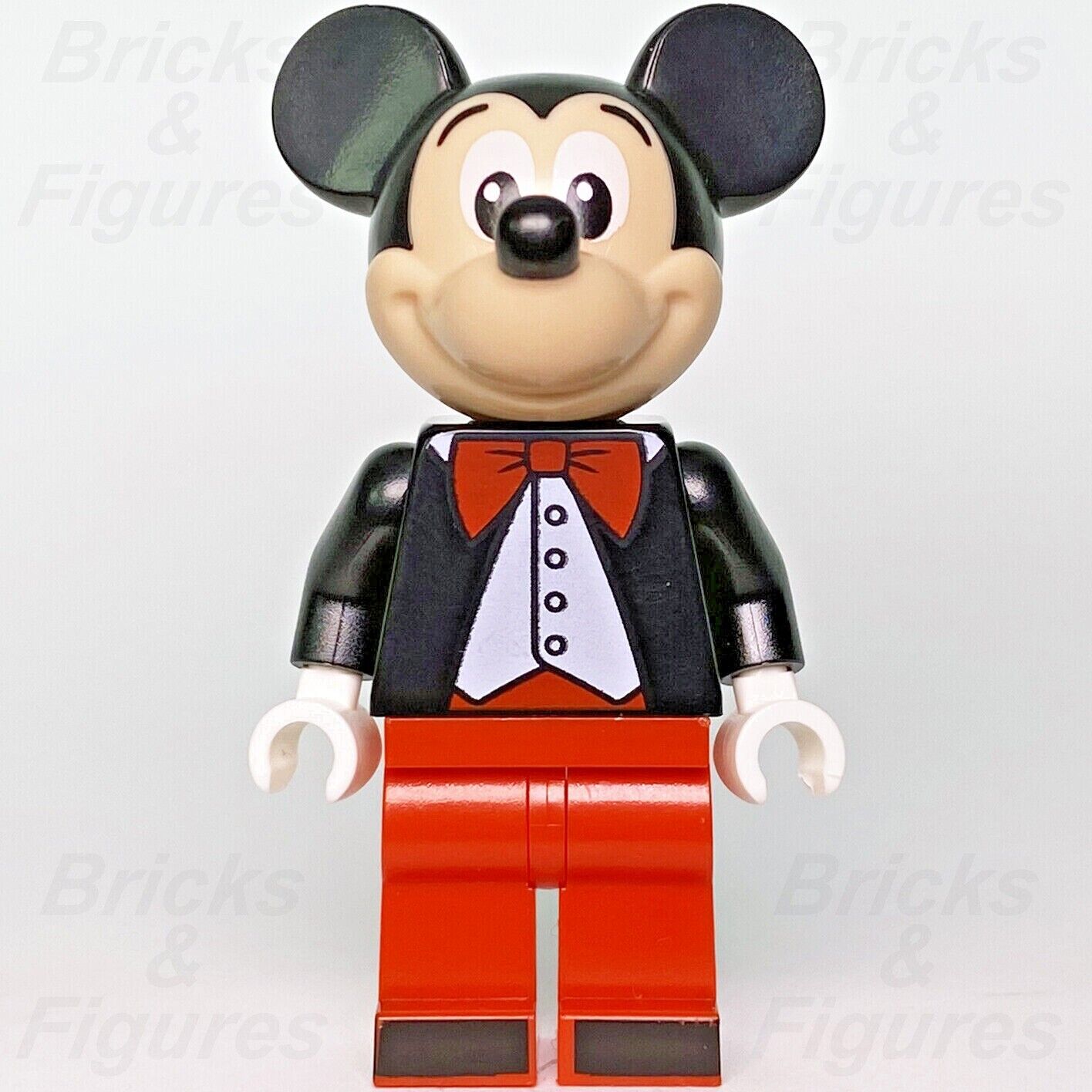 LEGO Disney Mickey Mouse Minifigure with Tuxedo Jacket Red Bow Tie 40478 dis057 - Bricks & Figures