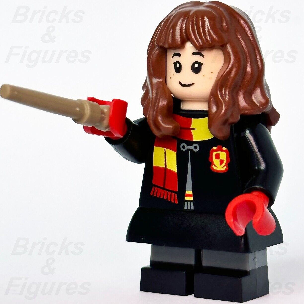 LEGO Gryffindor Student Harry Potter Minifigure Hogwarts Witch Brown Hair 76399 - Bricks & Figures