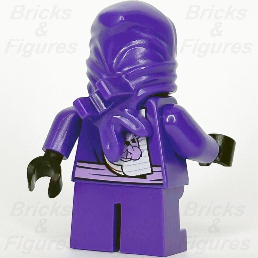 LEGO Ninjago Lil' Nelson Minifigure Purple Ninja Robe Day of the Departed 70589 - Bricks & Figures