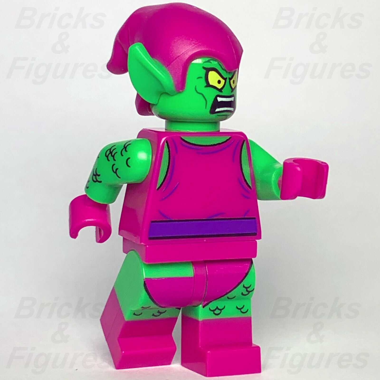 New Marvel Spider-Man Super Heroes LEGO Green Goblin Minifigure 76057 Genuine - Bricks & Figures