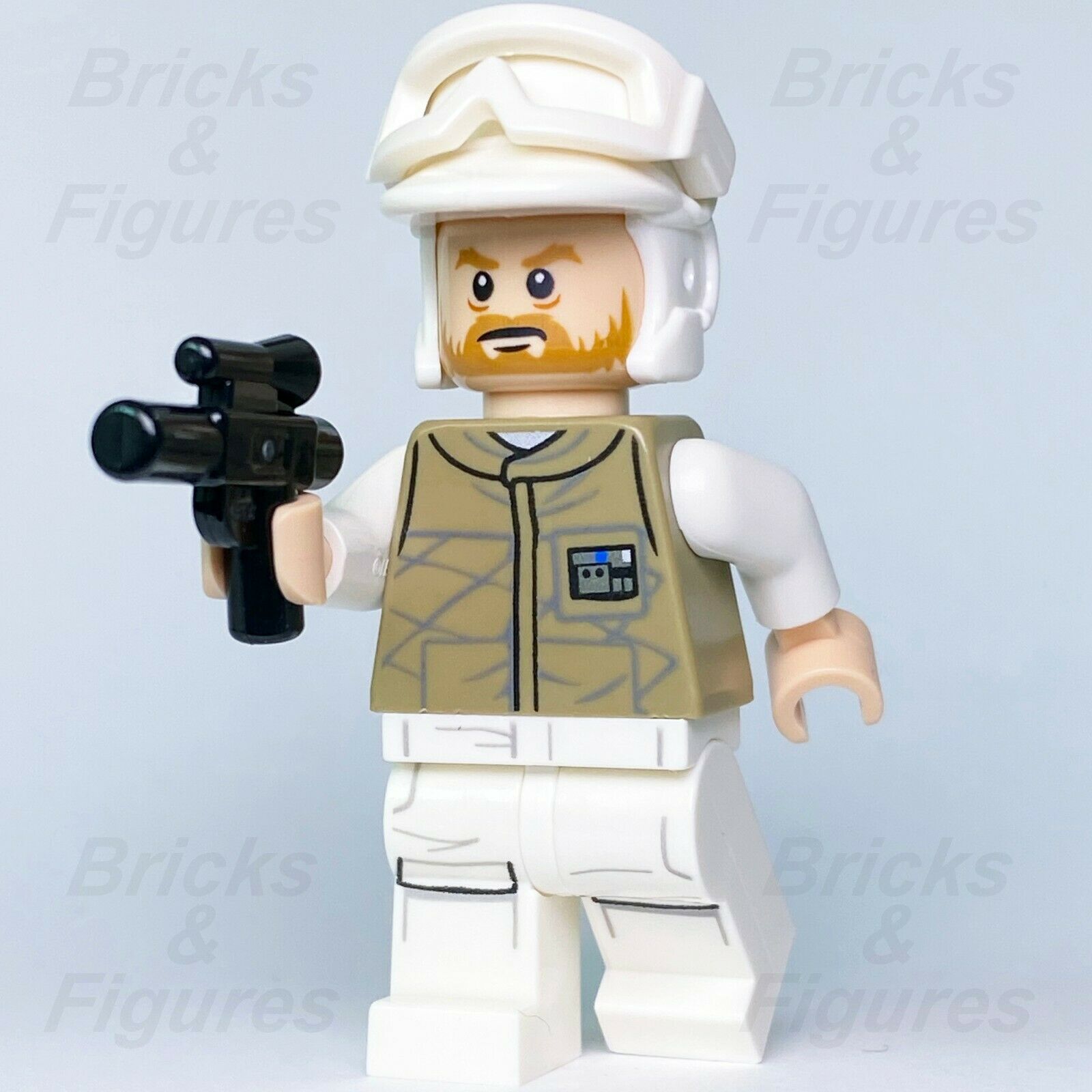 New Star Wars LEGO Hoth Rebel Trooper with Brown Beard Minifigure 75098 - Bricks & Figures