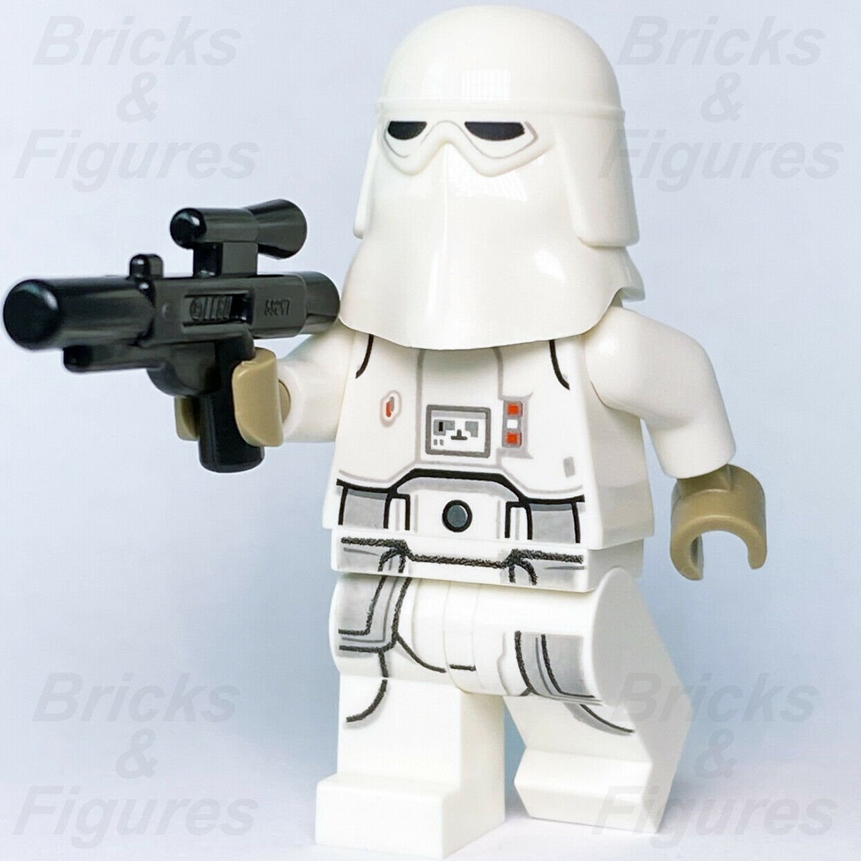 New Star Wars LEGO Hoth Snowtrooper with Frown Imperial Minifigure 75288 sw1102 - Bricks & Figures