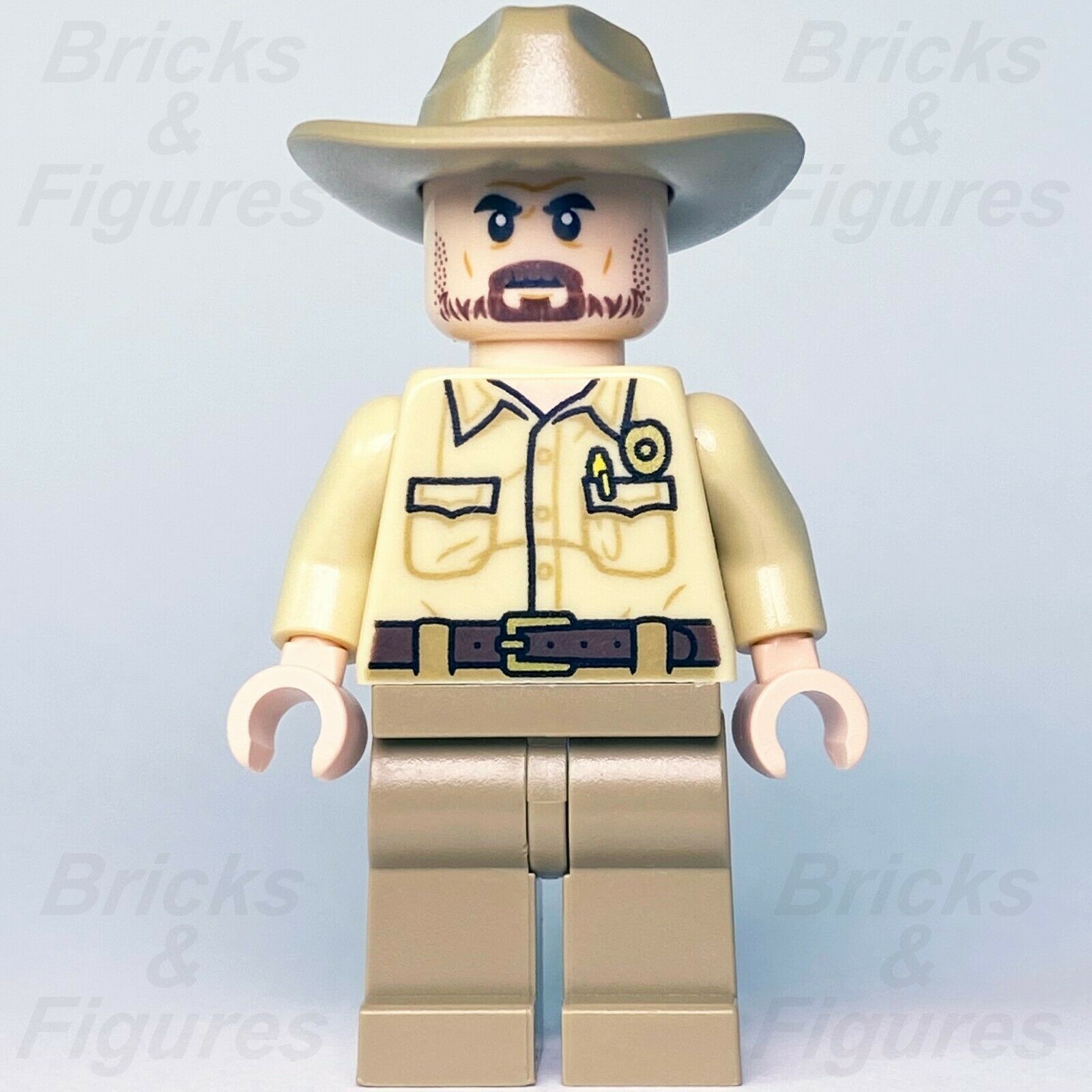 New Stranger Things LEGO Chief Jim Hopper Netflix TV Series Minifigure 75810 - Bricks & Figures