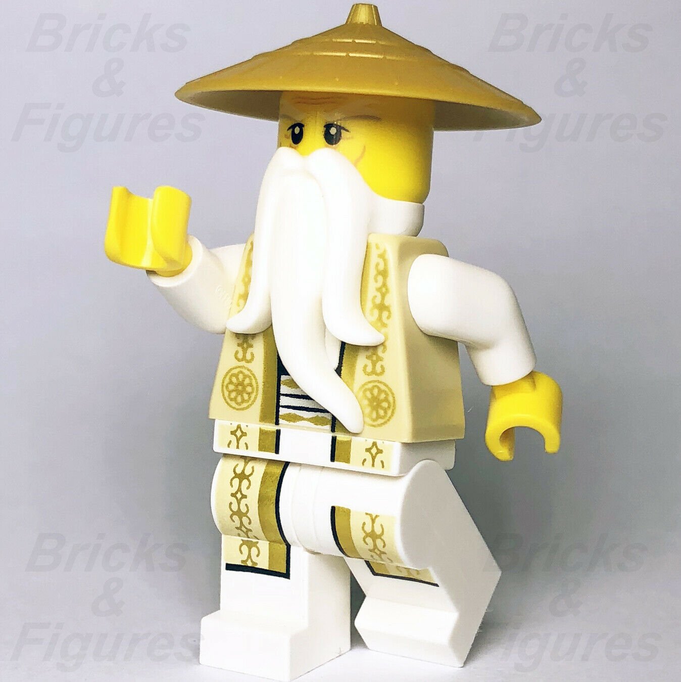 Ninjago LEGO Sensei Wu Gold & Tan Robe Ninja Possession ミニフィギュア 70751 njo168
